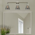 thumbnail image 2 of 205-PN-G62 Innovations Lighting Cone - 3 Light Bath Vanity In Industrial Style-11 Inches Tall and 30 Inches Wide-Polished Nickel Finish-Clear Glass, 2 of 4