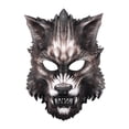 thumbnail image 1 of Máscara de cosplay con forma de lobo para Halloween, carnaval y pascua para adultos, 1 of 3