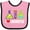 Pink and Black, variant on Inktastic I Love Chemistry Science Boys or Girls Baby Bib