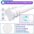 thumbnail image 4 of 1 Pack Tension Rods Spring Tension Curtain Rod, 15.7 to 28 Inch Adjustable White Tension Rod, Small Curtain Rods Spring Loaded Curtain Tension Rods for Window, Bathroom, Cupboard, Kitchen, Home, 4 of 7
