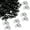 Black, variant on 120 Pieces Plastic Gutter Clips for Organizing Outdoor Lights and Electrical Cables Plastic S Shaped Hooks