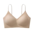 thumbnail image 3 of DDAPJ pyju Jelly Bras for Women 2026 No Underwire Wireless Tshirt Bra Push Up Seamless Bralettes Khaki M, 3 of 8