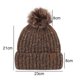 thumbnail image 2 of Gorro para mujeres y hombres, gorro de invierno para mujer, gorros con puños, gorro cálido para esquiar MFZFUKR CPB-ZRF453-4, 2 of 5