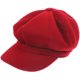 thumbnail image 4 of EeaseMX Boina de lana octogonal con visera, elegante y cálida, para otoño e invierno, para mujeres y niñas (roja), 4 of 7