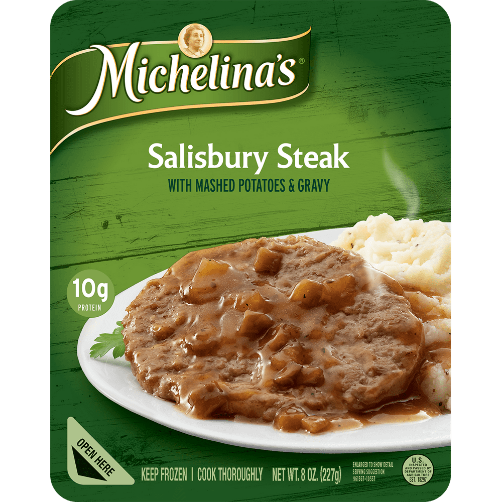 Salisbury Steak & Gravy w/Mashed Potatoes