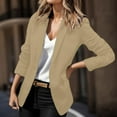thumbnail image 2 of Durtebeua Fashion Casual Open Front Long Sleeve Tops Small Suit Tops Blazer Women Plus Size Casual Blazer, 2 of 5