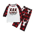 thumbnail image 3 of Odeerbi Christmas Pajamas for Family Holiday Long Sleeve Family Christmas Pajamas Matching Sets Toddler Printed Parent Child Loungewear Set Two-Piece Sleepwear Xmas PJs Set Camouflage, 3 of 7