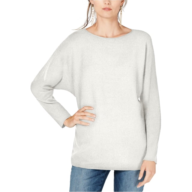 INC Blusa tipo túnica Dolman para mujer, blanca, mediana