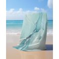 thumbnail image 4 of Turquoise Beach Towels Oversized Super Absorbent, Modern Marble Ink Painting Abstract Art Lightweight Bath Towel Quick Dry Sets For Bathroom/Pool/Rv Camping/Beach Play/Gym Room/Picnic 35"x70", 4 of 8
