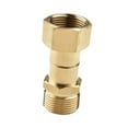 thumbnail image 2 of jinwen Pressure Washer Swivel Joint M22 3/8 NPT Copper 360 degree Rotation Swivel Adapter M22 15mm, 2 of 9