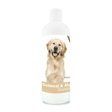Healthy Breeds Golden Retriever Oatmeal Dog Shampoo with Aloe 16 (Best Shampoo For Golden Retrievers)