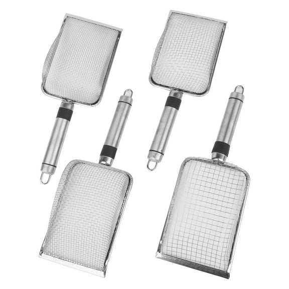 Stainless Steel Sifting Shovel For Gardening Includes Multiple Mesh Options