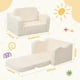 thumbnail image 5 of Silla para Niños MeMoreCool 2 en 1, sofá cama plegable para niños, beige, 5 of 8