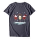 thumbnail image 1 of Camisas de Navidad Para Mujer Tops de Cuello Redondo Blusa Informal de Manga Corta Con Estampado de Moda Odeerbi  ODB195654, 1 of 6