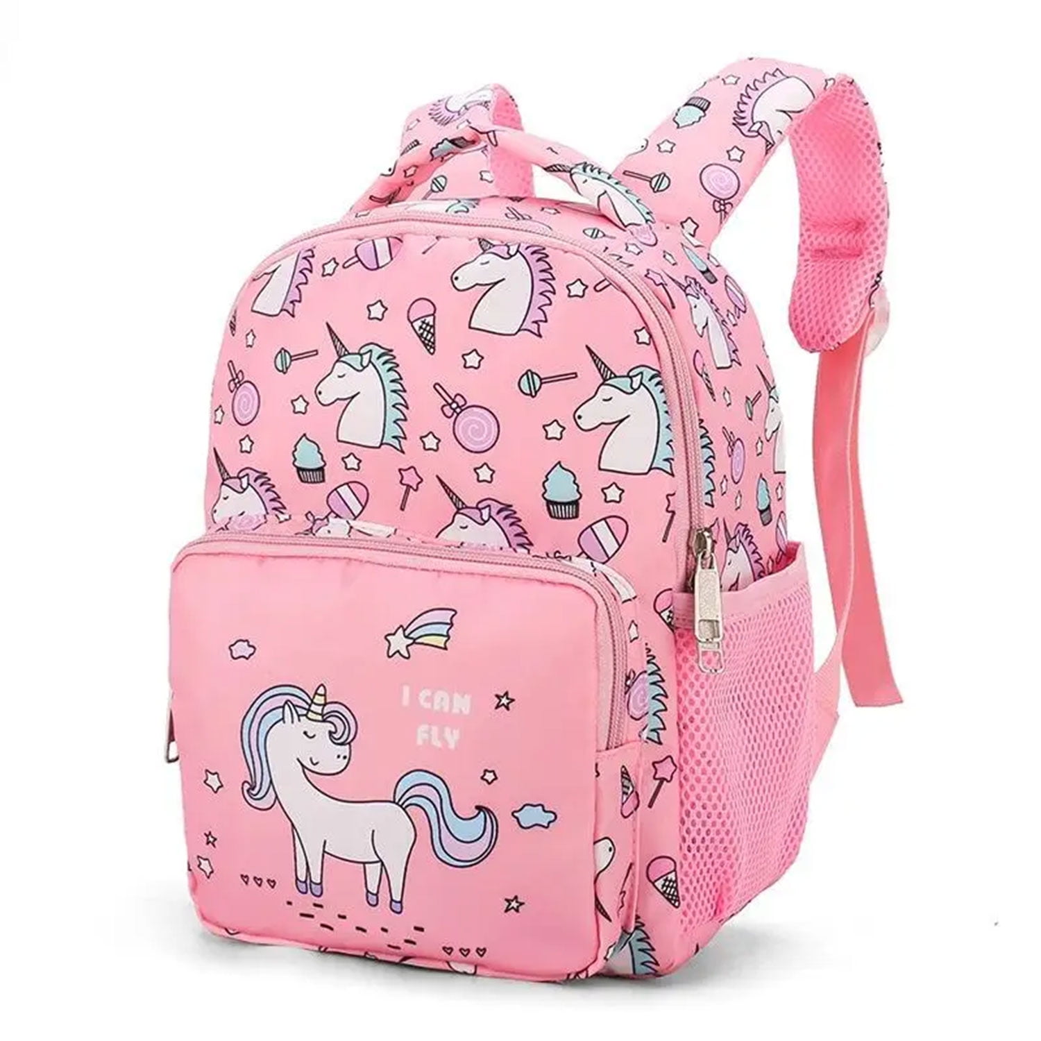 Unicorn School Backpack With Unicorn Design load reduction mommy bag For Children Boys Girls