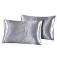 thumbnail image 2 of Honganda Housse de Coussin Rectangulaire, Décoration de Coussin en Soie Délicate, 2 of 2
