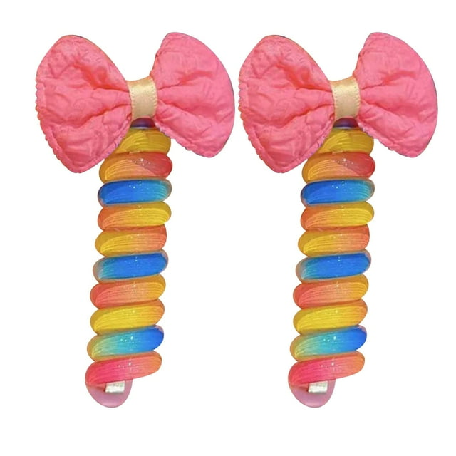 Vaidha Bowknot Hair Ring Head Rope Girl Cute Rubber Hair Rope Headdress Hair Accessories