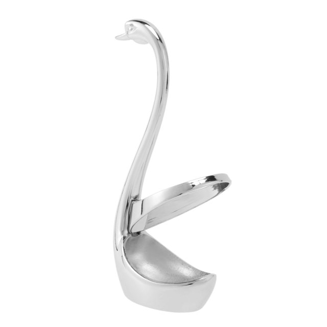 2X Stainless Steel Fork and Spoon Holder, Decoration Tableware Set kitchen Tools Swan Holder Cutlery Holder,Best gift