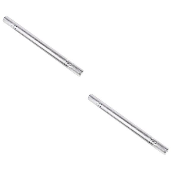2 Count Dumbbell Connecting Rod Barbell Connector Lifting Silver