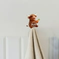 thumbnail image 4 of ZZERHUOO Bathroom Hand Towel Holder Cute Cow Wall Hooks For Entryway Coat Hat Key Organizer Durable Backing With Tape For Easy Adhesion, 4 of 6