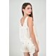 thumbnail image 3 of Set de pijama short + top Roman Fashion /Juvenil, k710 (Hueso) beige G, 3 of 5