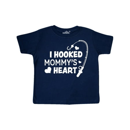 

Inktastic I Hooked Mommy s Heart with Fishing Rod Gift Toddler Boy or Toddler Girl T-Shirt