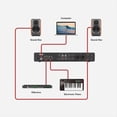 thumbnail image 1 of Audio Interface Sound Card Professional Usb Interface Studio Recording with Mic Preamplifier for Musical Instrument,1 * Audio Interface Sound Card 1 * USB Cable 1 * English instruction manual,Black, 1 of 8