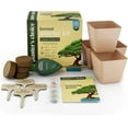 thumbnail image 2 of Planter's Choice Bonsai Tree Growing Kit - Grow 4 Indoor Bonsai Trees - Plant a Garden from Seeds - Unique Gardening Gifts for Women & Men Gardeners : Unusual Gift Ideas - Adults Gardener Gifts, 2 of 8