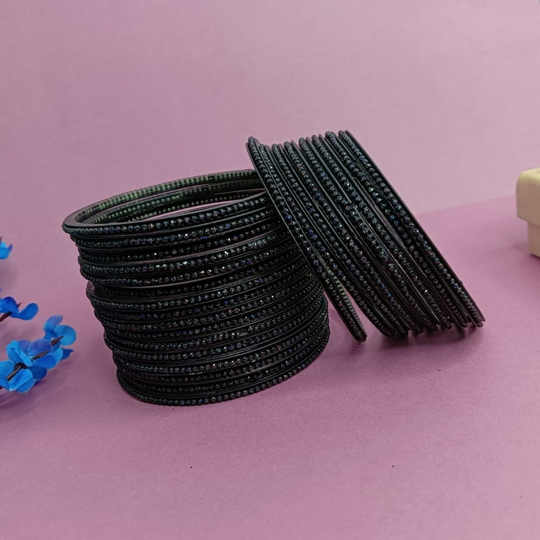 Black 2024 plain bangles
