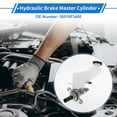 thumbnail image 3 of Unique Bargains 1 Pcs Brake Master Cylinder for Hyundai Elantra 2017-2019 Durable Aluminum Alloy,Plastic Engine Compartment Hydraulic Master Cylinder with Reservoir, 3 of 7