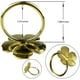 thumbnail image 3 of Juego de 6 servilleteros de flores doradas, servilleteros blancos de vacaciones para el titular de la fiesta de bodas, mesas de comedor, decoración y uso diario Namotu WMXL-401, 3 of 7