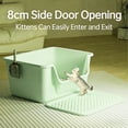 thumbnail image 4 of Large Opening Styles Cats Litters Box for Kittens AntiSplash Deeply Body Low Entry Easy to Clean PP Materials Ventilated OdorFree, 4 of 9