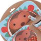 thumbnail image 3 of Juego de vajilla para niños 5 uds., Cuenco de dibujos animados de fibra de bambú para bebés, juego de vajilla para animales, taza para niños pequeños, cuchara, tenedor tholdsy JJ15200-20, 3 of 4