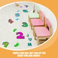 thumbnail image 4 of 1 Set Floor Stickers Removable Floor Number Game Lattice Sticke Game Playing Stickers, 4 of 5