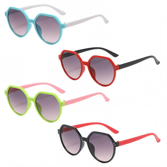 TELOLY 4Pcs Baby Sunglasses,Lightweight Sunglasses Toddler Sunglasses Age 2-4,Infant Sunglasses