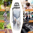 thumbnail image 7 of Horses 32oz Water Bottles with Straw Tritan Leakproof Sports Bottle BPA Free Clear for Fitness Gym Swimming Cycling, 7 of 7