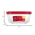 thumbnail image 4 of Contenedor Rubbermaid Easy Store 14.66 tazas Rojo, 4 of 4