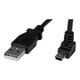 StarTech.com USB Mini mini-USB 1 M Mini Câble USB - A vers Up Angle Mini B - Câble USB Incliné - 1x USB A (M), 1x B (M) - Noir (USBAMB1MU) - Câble USB - USB (M) vers Type B (M) - 3,3 Pi - 90 Connecteur - Noir – image 1 sur 5