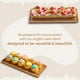 thumbnail image 2 of Expositor para tartas con tapa, soporte de postre de madera de acacia y tabla de charcutería de madera con tapa para pasteles de pan, pan, pasteles, queso, bandeja de madera rectangular, 2 of 6