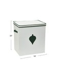 thumbnail image 2 of Household Essentials Ornament Storage Chest with 48 Pockets, Green, 2 of 11