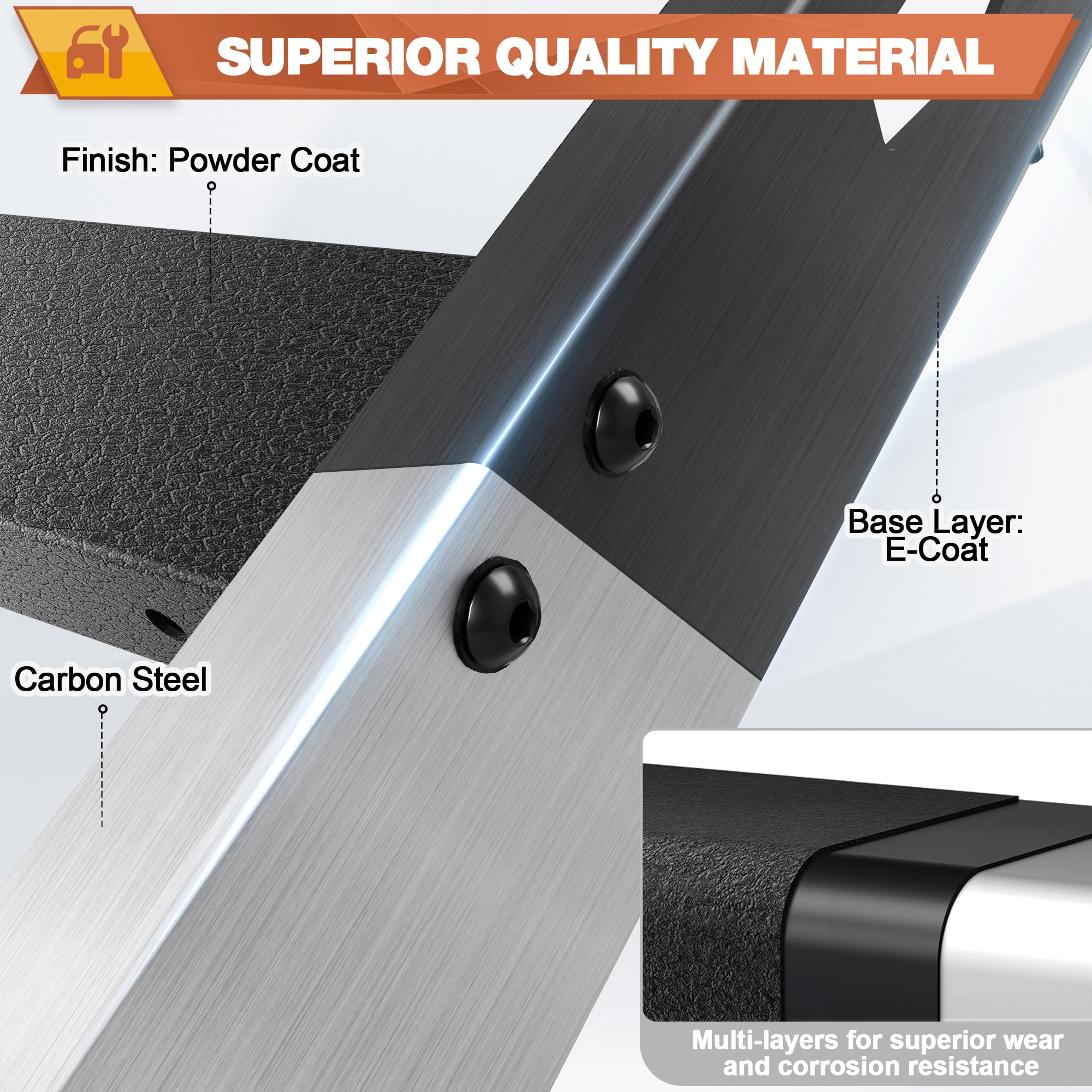 POFENZE Roof Rack Compatible for 2006-2014 Toyota FJ Cruiser Roof Cargo Carriers with Cross Bars