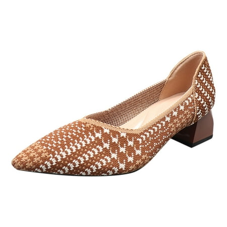 

Quealent Adult Women Shoes Flat Shoes Women Dressy Women Flat Shoes Comfortable Dress Shoes Pointed Toe Flat Ballet Mesh Womens Shoes Booties Flat Khaki 7.5