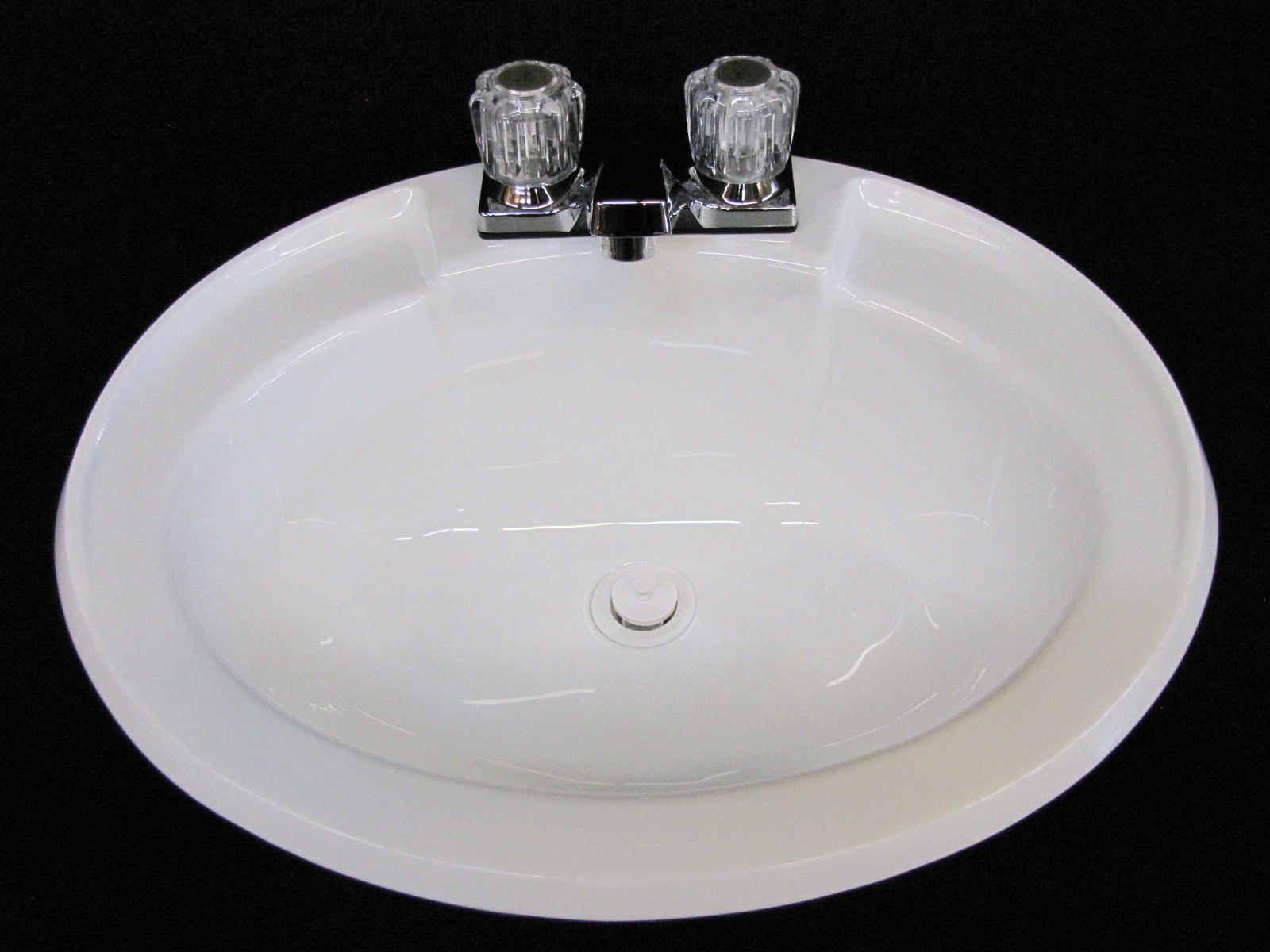 Mobile Home RV Marine Parts Bathroom Lav Sink Drain White Plastic