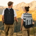 thumbnail image 3 of Cooler Backpack - 40 Cans Insulated Backpack Cooler for Men & Women, Portable 2 Leak Proof Compartments Coolers Bag for Picnic, Lunch, Hiking, BBQ Camping and Beach, 3 of 7