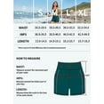 thumbnail image 2 of Charmo Women's Sporty Swim Shorts Stretchy Board Shorts Boyleg Swim Bottoms with Pockets, 2 of 8