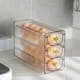 Clearance! Feinib 1 Pc Egg Storage Box Egg Carton Side Door of
