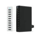thumbnail image 1 of 60W 10Port USB Charger Charging Station Dock Multi USB Charger Desktop Mobile Phone Charge ,Universal Compatibility, 1 of 6