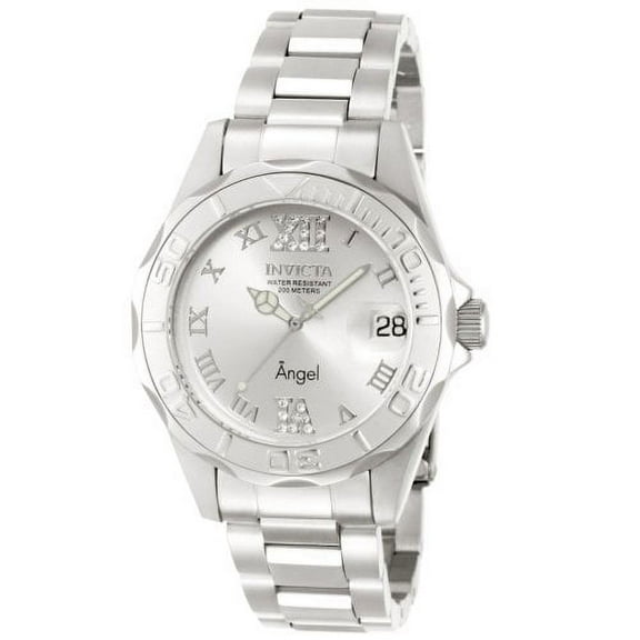 Invicta Women's Angel 14396 Silver Stainless-Steel Swiss Quartz Fashion Watch