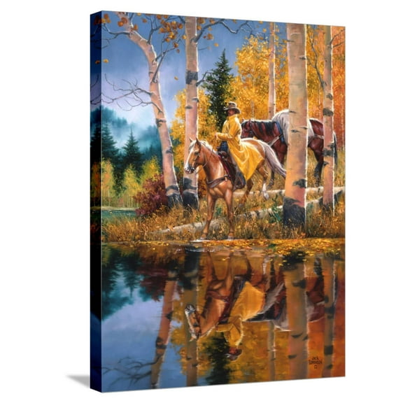 Art.com When all that Glitters Stretched Canvas Print Wall Art by Jack Sorenson, 18" x 24"