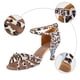 thumbnail image 3 of Zapatos latinos cómodos y suaves para bailar zapatos de baile a la moda para mujer estampado de leopardo 37 ANGGREK Otros, 3 of 8